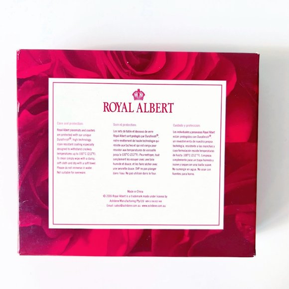 ✨2/$80, 3/$110✨Royal Albert Lady Carlyle Cork back Coasters - Set of 6, Y2K. - Picture 9 of 11